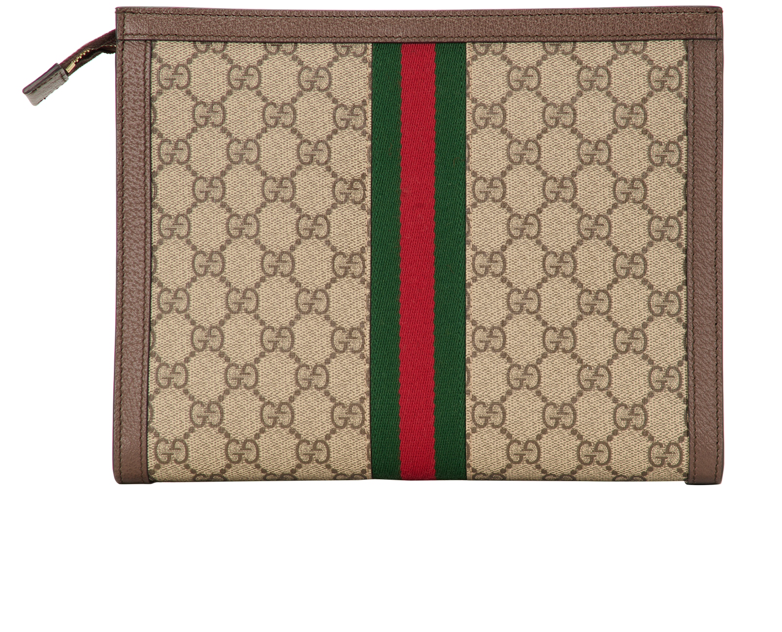 Ophidia Pouch, &pound;450, Handbags, Beige, Canvas, Back view